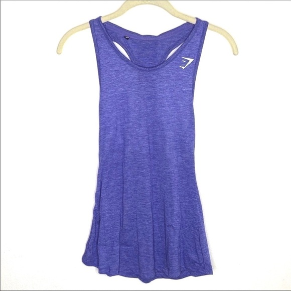 Gymshark purple cut out racerback tank - Picture 1 of 6